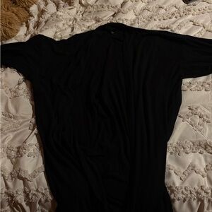 SKIMS Midnight Black Lounge Robe